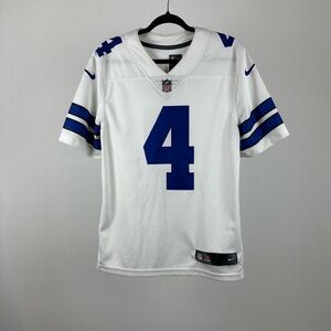 Dak Prescott #4 Dallas Cowboys Nike On-Field Jersey Men’s S White Dri-Fit